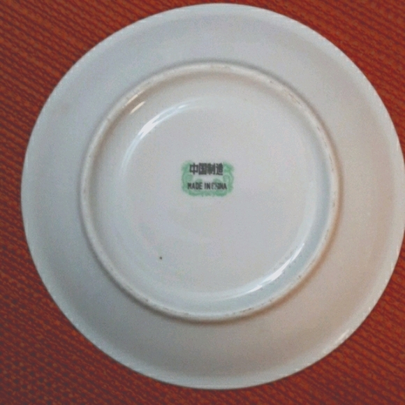 Blue and Gold Demitasse Tea Cup and Saucer - Picture 4 of 4